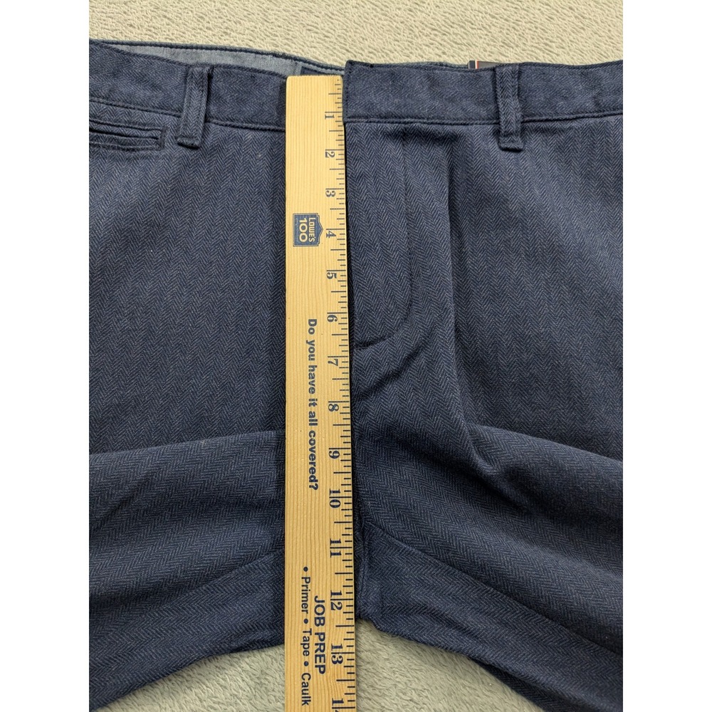 Tommy Hilfiger Mens Slim Fit Herringbone Chinos Navy Blue 33W 34L C8878A1366 474 - Picture 8 of 15